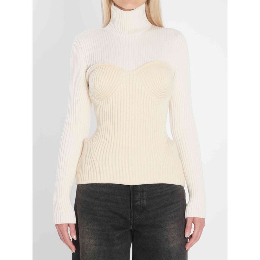 Jean Paul Gaultier Women Ribbed Knit Pullover